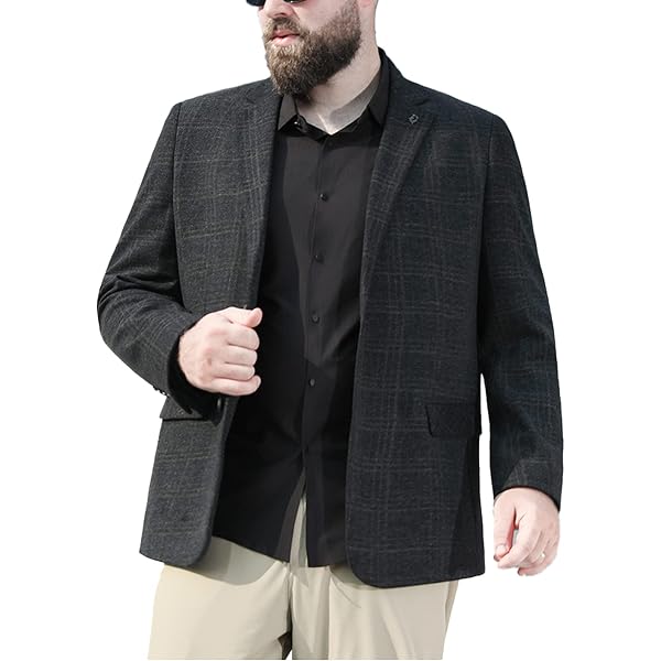 Lanceyy Blazer Hombres Hombre Velvet Style Formal Un Botón Simple Estilo Bolsillo Blazer Y Traje