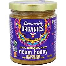Amazon.com : Heavenly Organics Organic Wild Forest Raw Neem Honey ...