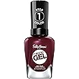 Sally Hansen Miracle Gel™, Wine Stock, Long Lasting, Gel-Like Formula, No UV Lamp Needed, Red Nail Polish
