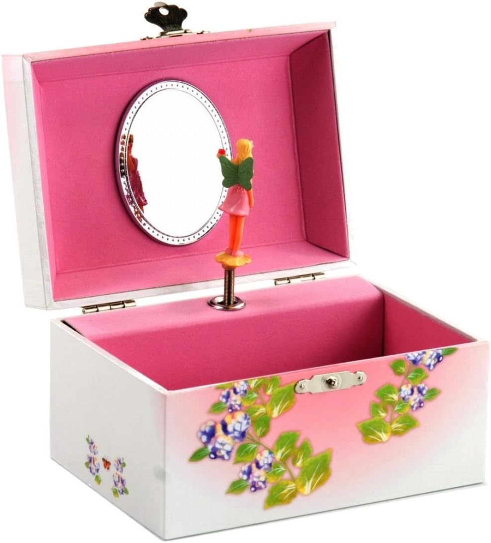 'DAISY' CHILD'S MUSICAL JEWELLERY BOX WITH FAIRY THEME BY MELE