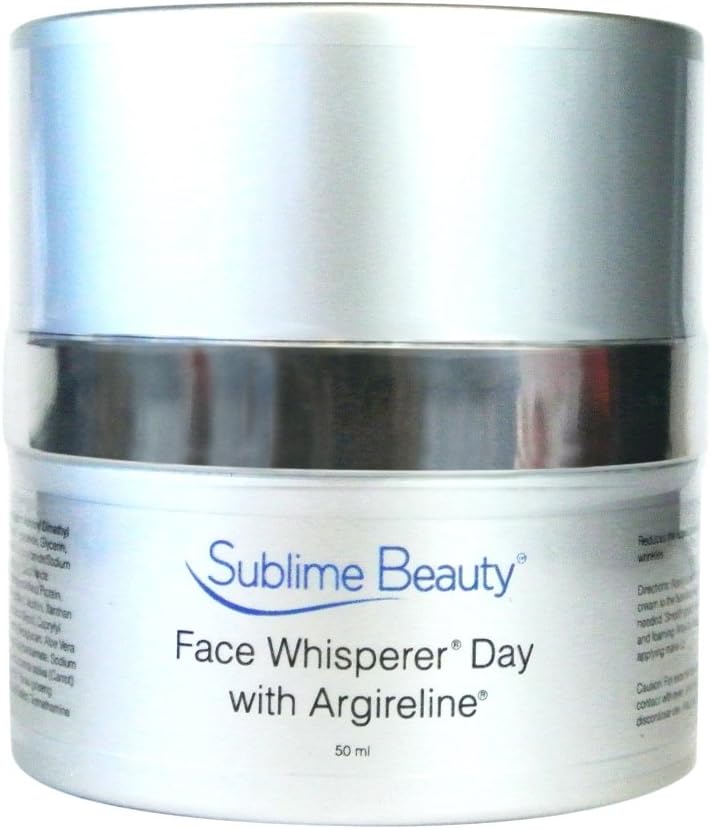 FACE WHISPERER® DAY CREAM with Argireline® for Gorgeous Skin; Relax and Reduce Wrinkles; Superior Moisturizer. Top Anti-Aging Cream Boosts Collagen Production While Reducing Wrinkles. Sublime Beauty is the ONLY Authorized Seller! Your New "Dream Cream"!