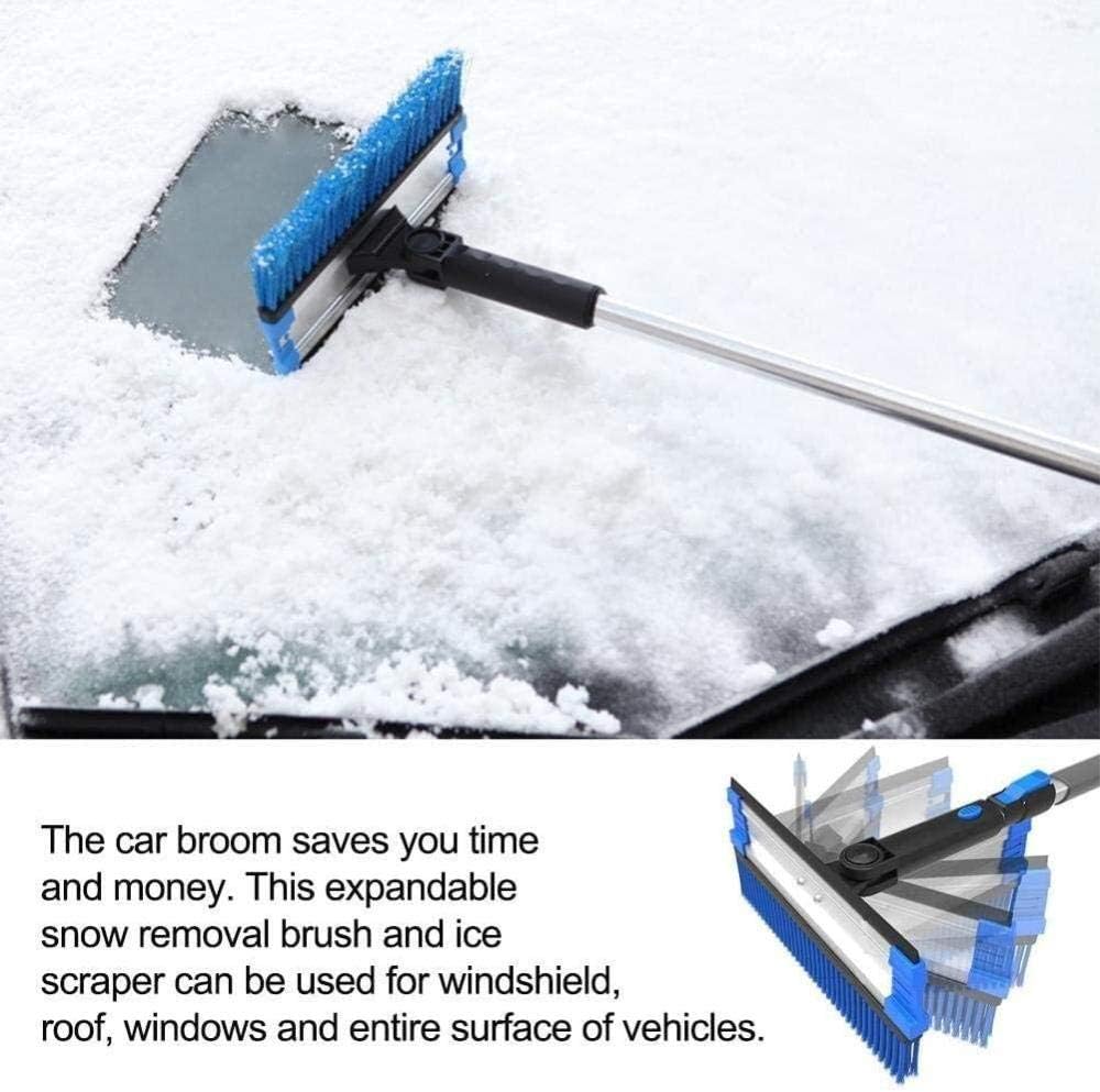 Amazon Co Jp 3 In 1 車用 スノーブラシ 21最新バージョン アイススクレーパー 自動フロントガラスの雪のブラシ 雪かき 雪下ろし 除雪ブラシ 多機能伸縮式 非スクラッチ除去ツールとリトラクタブル 雪ブラシ 雪対策 除雪作業 アイススクレーパー 車霜取り 取り外し