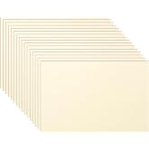 Guakicae 60 Sheets Cream Cardstock 5 x 7 Ivory Paper 110lb | Heavyweight Flat Off White Card Stock for DIY Card Making, Business Cards, Thank You Cards, Certificates, Menus