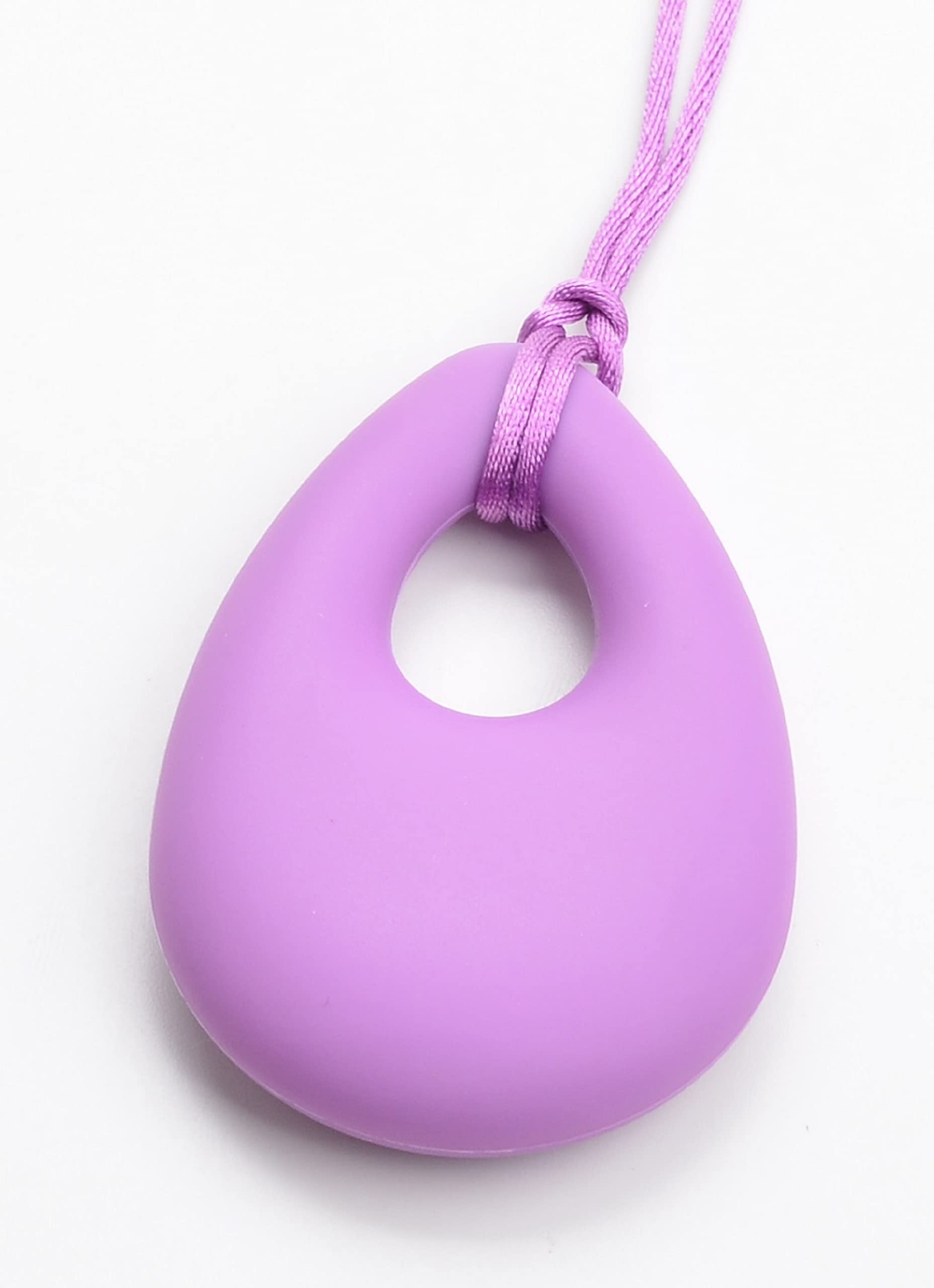 Chuchumz Chew Necklace Chewelry Autism ADHD Biting Sensory Kids Children Teens or Adults Teething Tubes Chew Purple