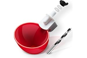[16 Pack] Aopchry Automatic Chicken Waterer, Chicken Water Feeder Cups Suitable for Various Poultry, Cup Body Deepened Double Rubber Ring No Leakage, with Mounting Hole Opener