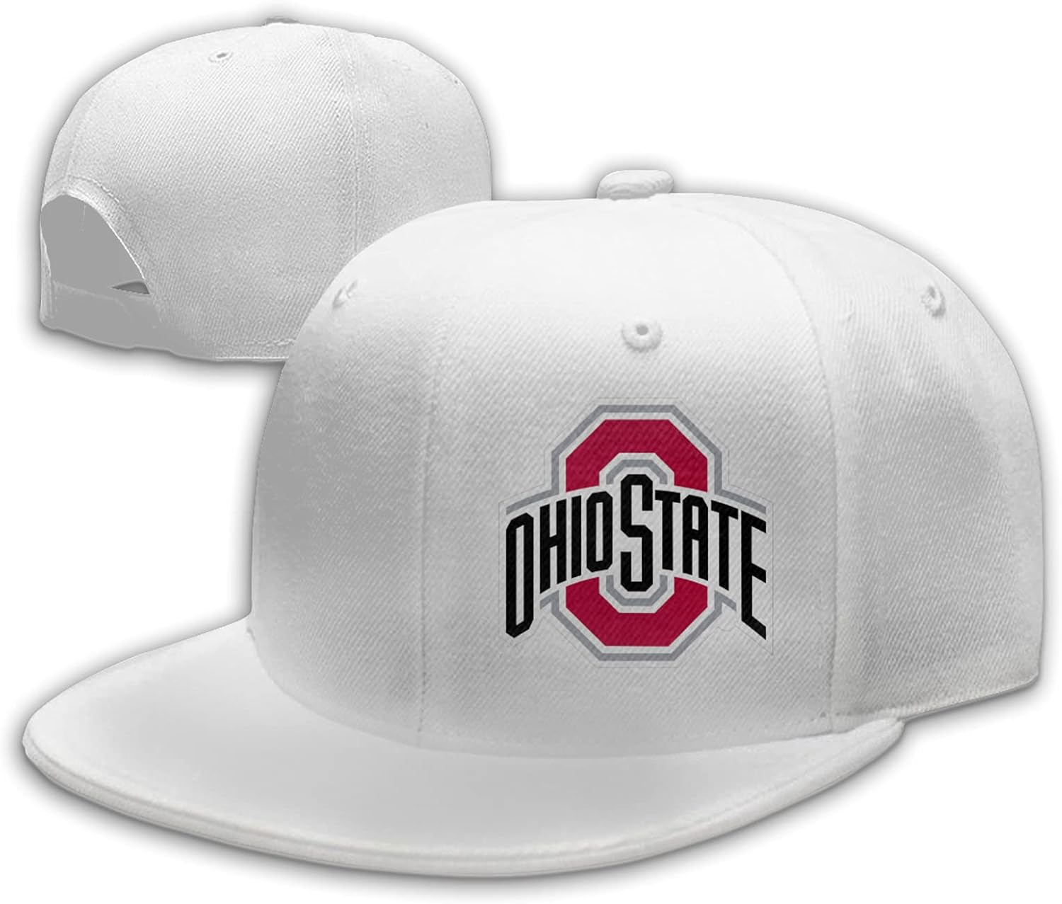 Raycity Ohio State University Hip Hop Caps Baseball Cap Flat Brim