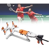 LZDOYY Badminton Racket Stringing Machine Badminton Racket Stringer Portable Racquet Stringing Machine DIY Racket String Tools 20-32LB