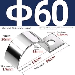 Stainless steel hose clamps,Pipe Strap Clamp, Mater
