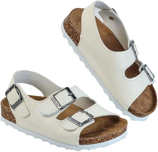 boys white sandals