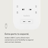 Belkin 8-Outlet Surge Protector Power Strip with 2 USB-C PD Ports view 5