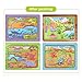 Jenilily Water Drawing Coloring Book Doodle with Pen Painting Board for Children Education Toy (E Dinosaur World)