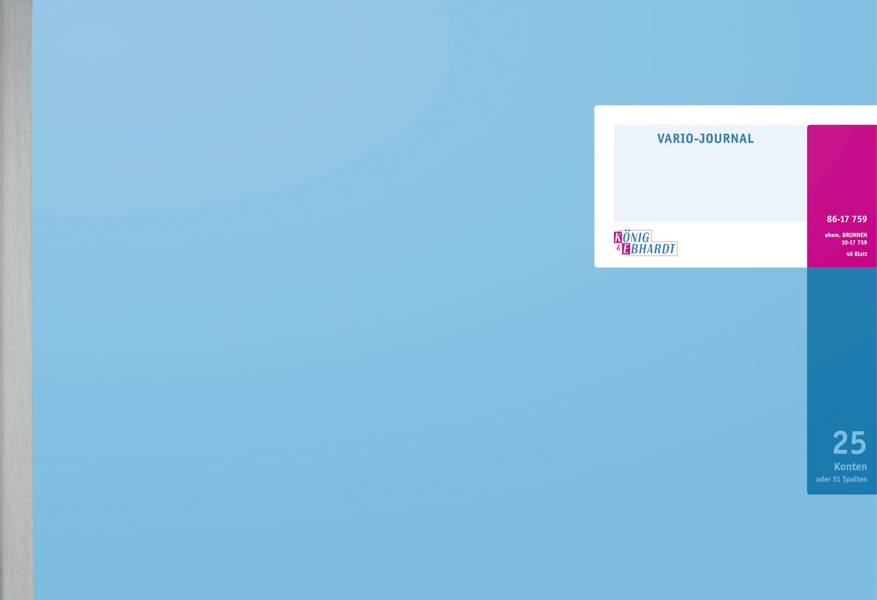 Schneider BAIER, & journalblock Journal Diary Journal, Vario-Carte Varnished in German 'Viel Glück.'