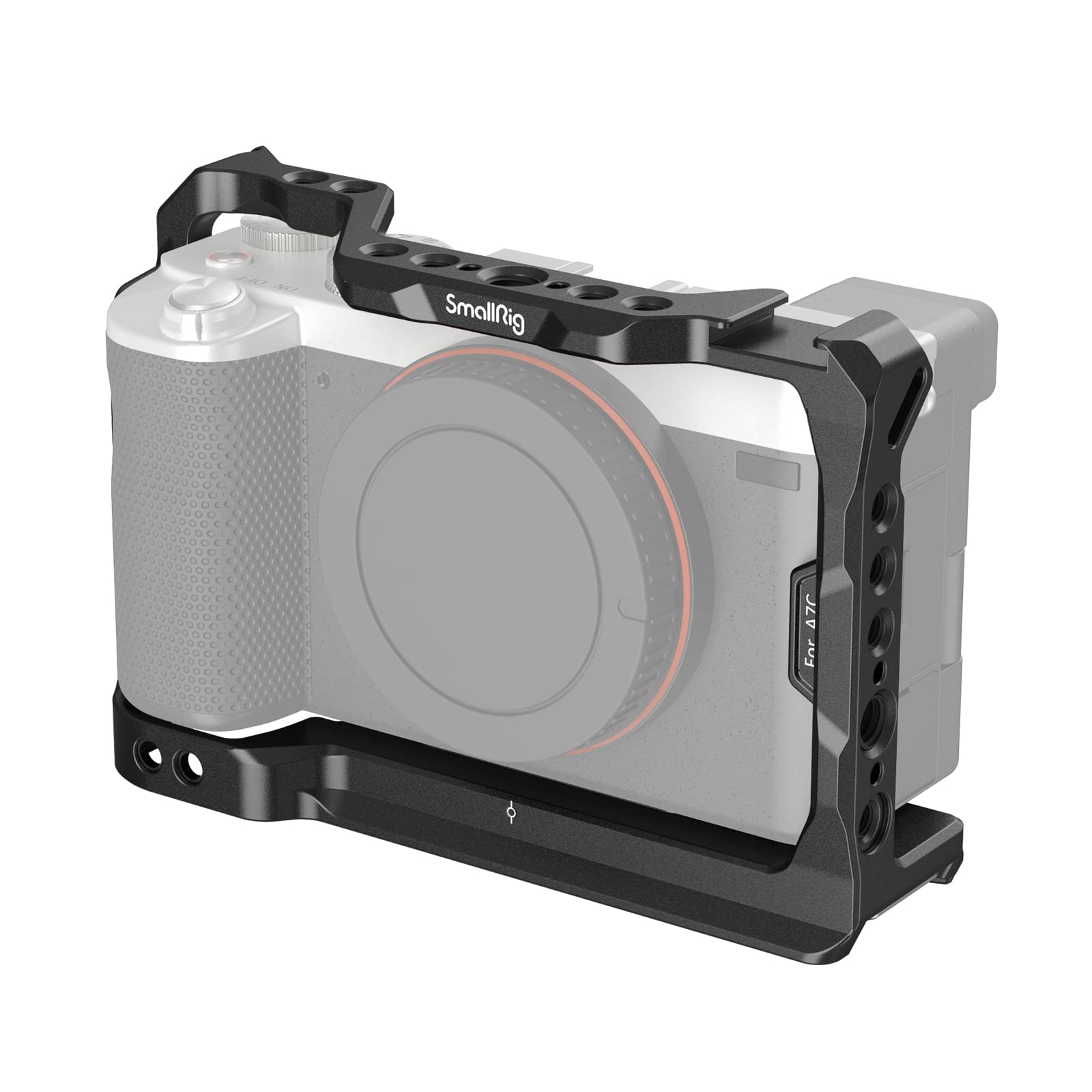 SMALLRIG Camera Cage for Sony A7C Camera, Cage with Cold Shoe and Mounting Holes, Camera Accessories for Sony A7C - 3081B