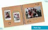 Styloo Square Brown Scrapbook Album 50 Sheets 20x20 cm Kraft Paper view 3