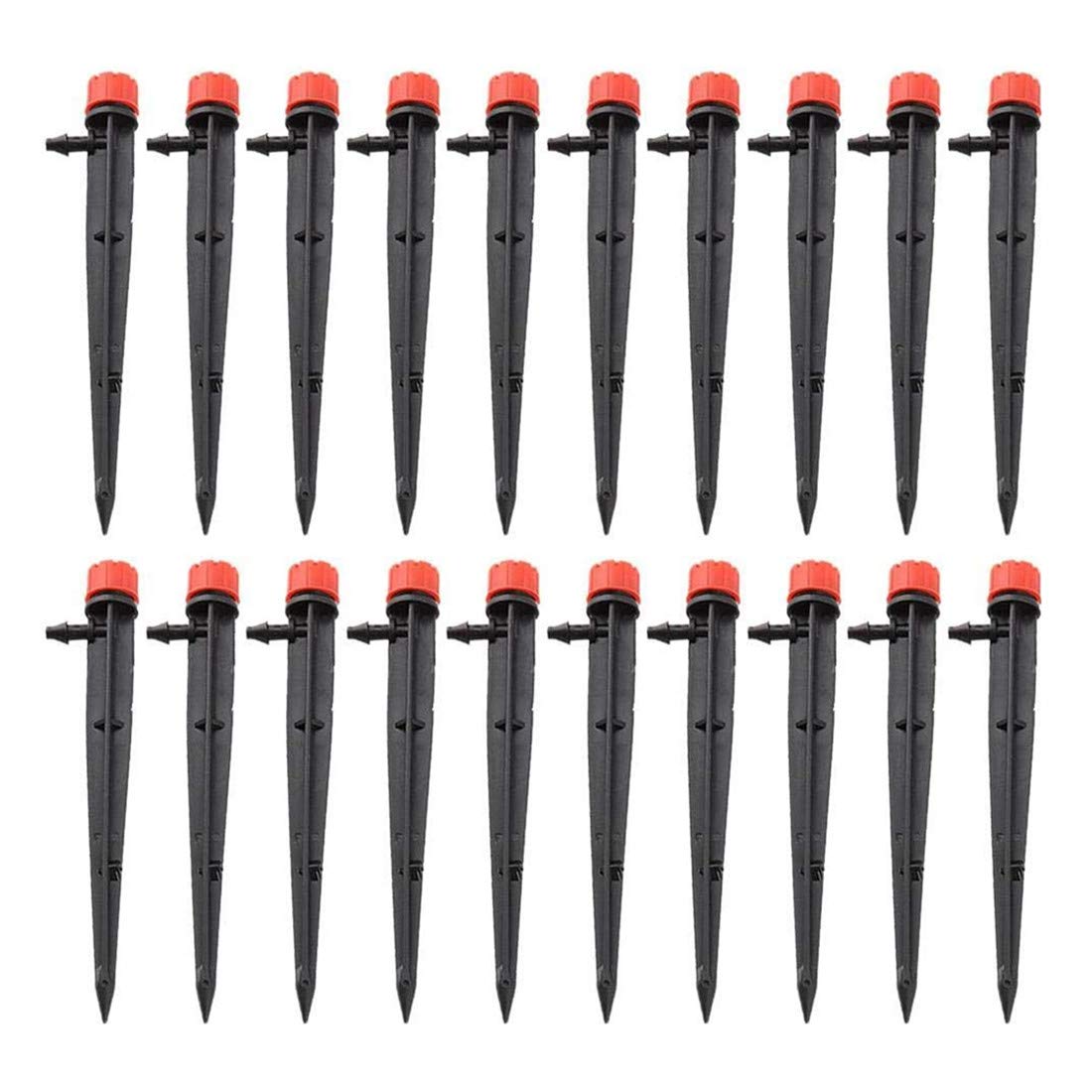 20Pcs Irrigation Drippers Adjustable Micro Drip Irrigation 8 Water Outlet Garden Sprinkler Dripper Watering Tool