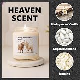 Makester Highland Cow Gifts Luxury Soy Wax Candle Vanilla Jasmine Sugared Almond view 4