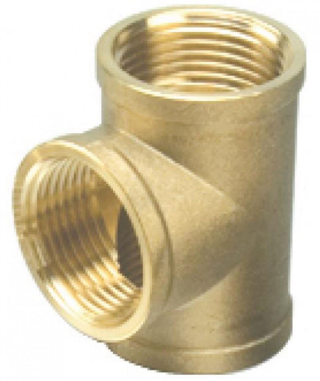 1/4" Brass Female Threaded Tee