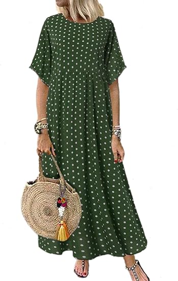 loose cotton maxi dress