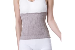 sisijang Warm Cashmere Waistband Abdominal Protector Unisex Kidney Stomach Binder Waist Support Protector Belt