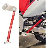 Motorcycle Side Stand Add-On Kickstand Compatible With For Honda 2013&ndash;2024 CRF250R CRF450R (Red)