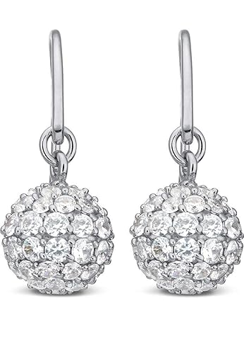 Jette Silver Damen Ohrhanger Precious Globe 925er Silber 126