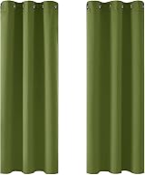 Deconovo Eyelet Thermal Blackout Curtains Green 42 x 54 Inch 2 Panels</wbr>