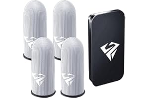 Gaming Finger Sleeves For Mobile Gaming 0.25mm Glass Silver Fiber Seamless Thumb Fingertip Cover Anti-Sweat For PUBG/COD/LOL/