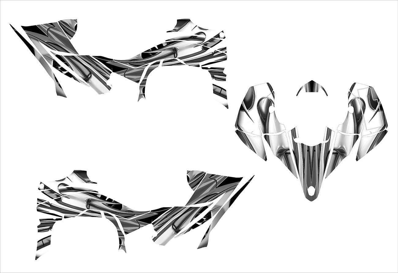 Yamaha YFZ 450R graphics decal kit fits 2014-2019 design #4444 (metal)