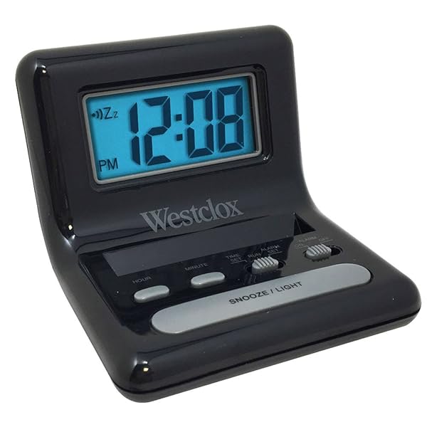 CLOCK TRAVEL ALARM 0.8″ BY WESTCLOX MFRPARTNO 47538A