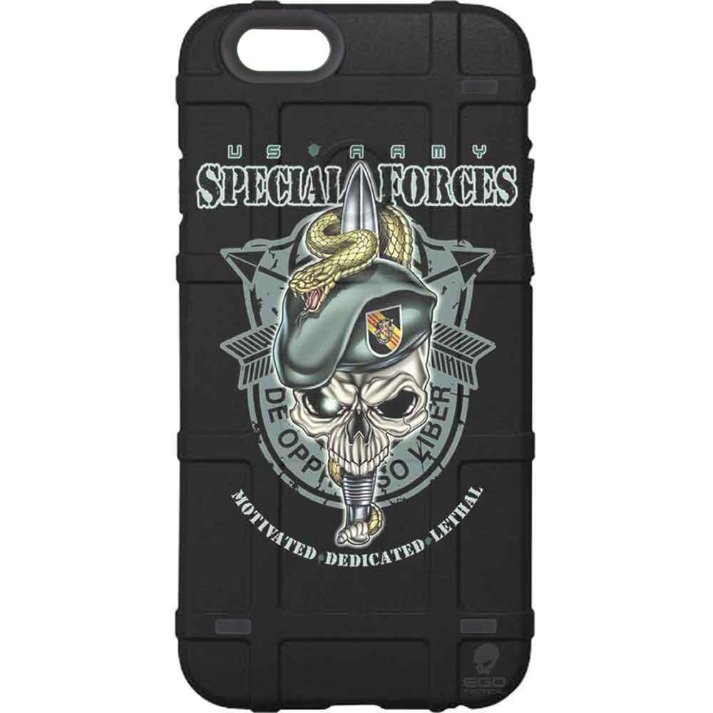 Ego Tactical Limited Edition Design UV-Printed onto a MAG454 Bump Case Compatible with Apple iPhone 