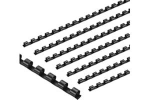 PATIKIL 8mm (5/16") Plastic Binding Combs, 200 Pcs 21 Rings Comb Binding Spines 40 Sheet Capacity Letter Size for Binding Pap