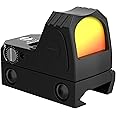 JORMIX Tactical RMR Red Dot Sight Adjustable 3 MOA 20mm Red Dot Reflex Sight Scope for Glock Mini Red Dot Sight Picatinny for Pistol Handgun Rifle