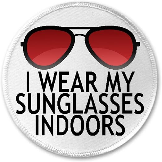 put my sunglasses on