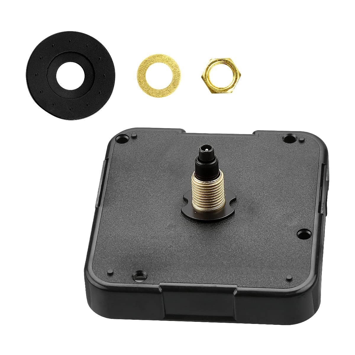 Jagowa Silent Clock Mechanism Quartz Clock Movement Replacement Wall Clock Motor Movement Replacement DIY Repair Accessories, 18mm