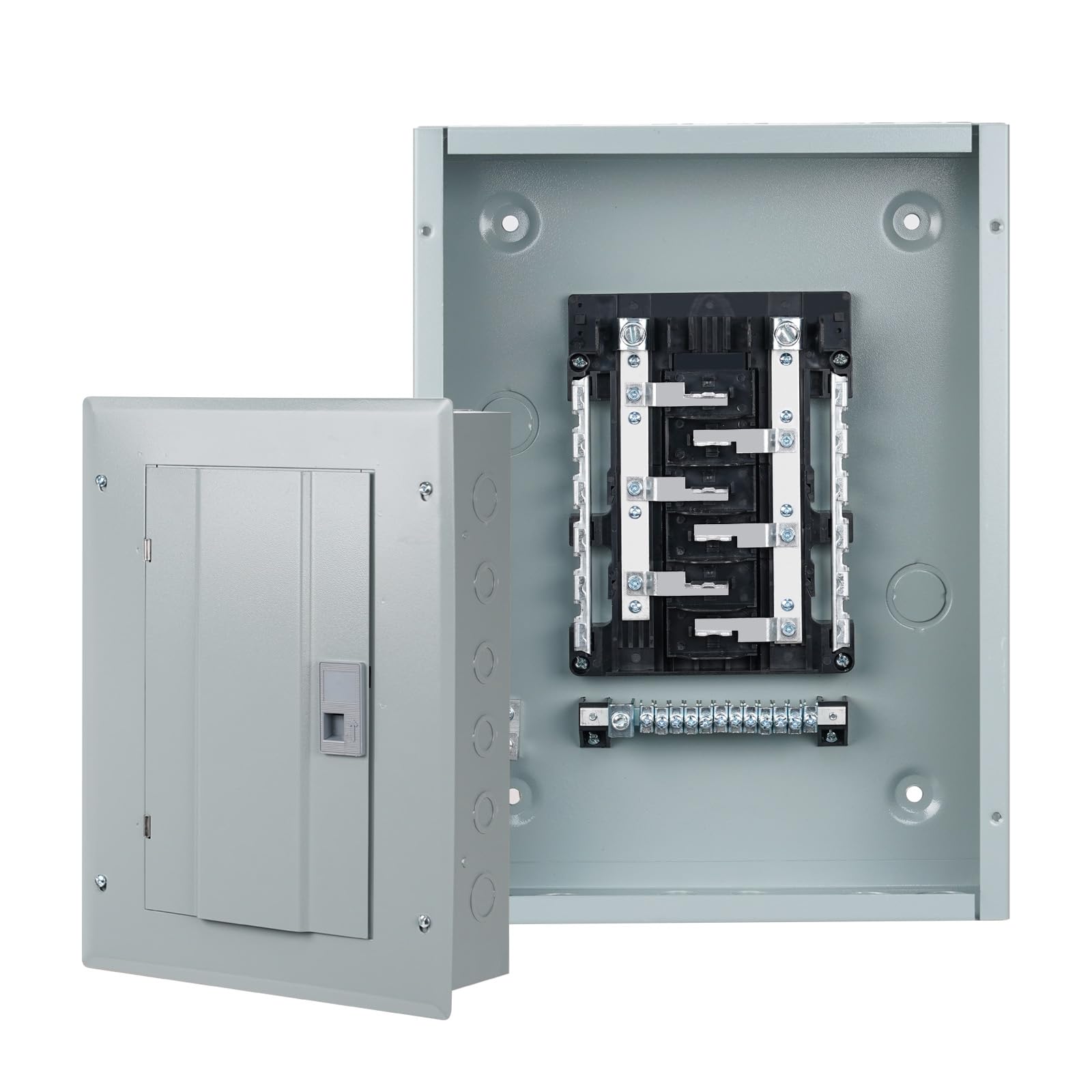 Photo 1 of THQL Circuit Breaker?Panels, 12-Space, 125A Circuit Breaker Distribution Box, 120V/240V Circuit Breaker Electrical Enclosure,Indoor Main Lug Load Center