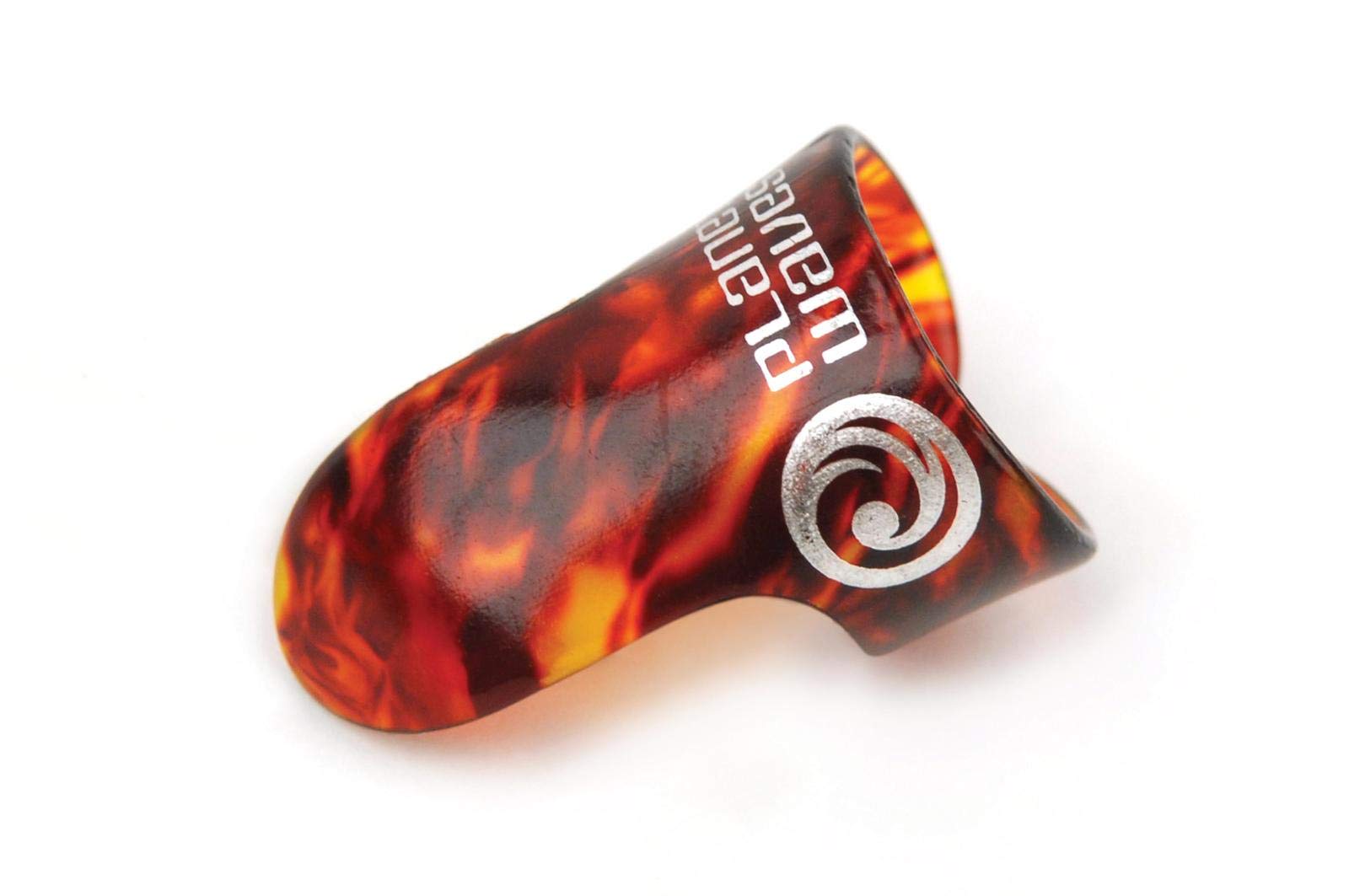 D'Addario Finger Picks for Guitar & Banjo, Medium, Celluloid Tortoiseshell, Pack of 50