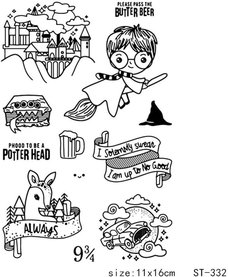 VHNVHN Hand Account Icon Transparent Clear Silicone Stamp/Seal For Diy Scrapbooking