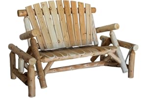 Lakeland Mills CFU139 Cedar Log Glider Natural