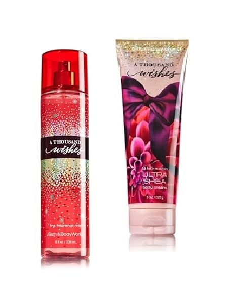 Bath Body Works Signature Collection A Thousand Wishes Gift Set Fine Fragrance Mist Ultra Shea Body Cream