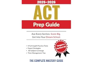 ACT prep book: The Blueprint to Your Highest ACT Score | 8 Full length practice tests + proven strategies for ACT Study Guide for the English, Math, Reading, Science, and Writing Sections.