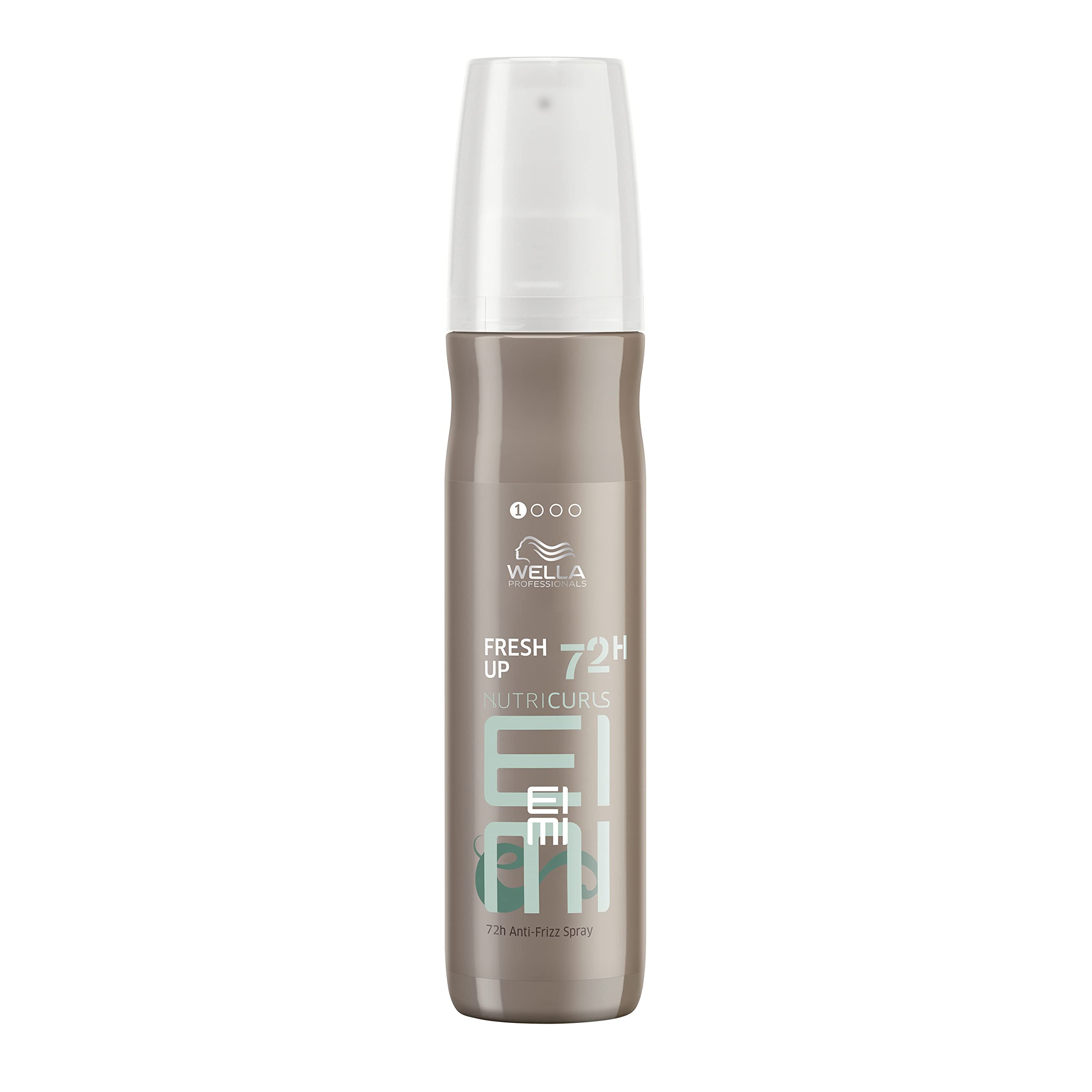 Wella Professionals Nutricurls Fresh Up 72h Anti-Frizz Light Hold Hairspray, Added Shine and Definition for Curly and Wavy Hair, Hold Level 1, 150ml