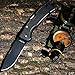 Folding Blade Knife - EDC and Tactical Pocket Knifes Stainless Steel Blade with Plastic Handle - Best Urban Tourist Knife for Travel Hiking Survival - Grand Way 5297