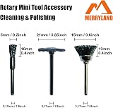 Merryland RMTA072C1 Mini Wire Brush Set 72 Pcs for Dremel Rotary Tool view 3