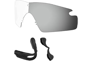 Predrox Si M Frame 3.0 Lenses & Nose Pieces Replacement for Oakley Sunglass OO9146 Polarized