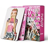 Micmieib 55Pcs Album Pinky UP Photocards Lomo Card Merch Cards Gifts for Boys and Girls Birthdays Party Celebration Decoration