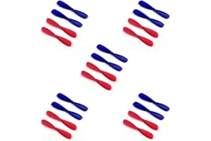 skrnrhrery Propeller Blades,1.8(in) Positive and Negative propellers are Suitable for Quadcopter Aircraft Model Airplane Glider Center Hole 0.04(in) UAV Spare Parts Mini Drone propellers