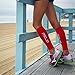Compression Calf Sleeve - Mojo - Helps Shin Splints, Leg Sleeves for Running (Pink Large)