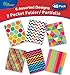 New Generation - Pattern - 2 Pocket Folders/Portfolio 48 Pack Letter Size with 3 Hole Punch to use with Your Binder Heavy Duty Glossy Finish UV Laminated Folder - Assorted 6 Fashion Design.