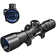 UUQ Tactical 4X32 Compact .223 .308 Scope Rangefinder Reticle/w 20mm Picatiny or 11mm Dovetail Ring Mounts
