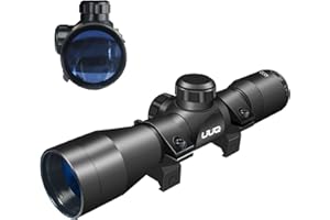 UUQ Tactical 4X32 Compact .223 .308 Scope Rangefinder Reticle/w 20mm Picatiny or 11mm Dovetail Ring Mounts